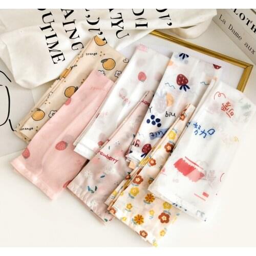 Ice Sleeve Womens Mesh Printing Sleeve Ins Arm Sleeve UV Protection Arm Guard Driving Sun Protection Gloves