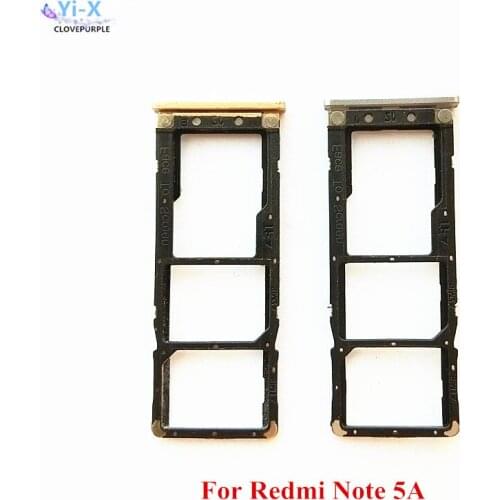 1PCS SIM Card Tray Holder Micro SD Card Slot Holder Adapter for Xiaomi Redmi Note 5A / Y1