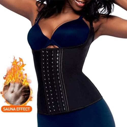 4 Rows of Hook Tummy Control Waist Trainer Corset Slimming Body Shaper for Women Reducing Belly Tank Top Modeling Belt Vest Belt