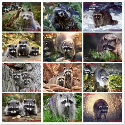 5d diamond cross stitch red panda 5d diamond painting full square/round animal diy diamond embroidery sale 5d diamond art kit