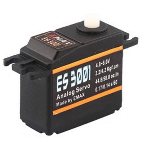 1pc Emax ES3001 RC Parts ABS Analog Servo 37g For RC Helicopter Airplane Part