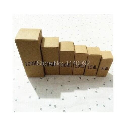 Free shipping 50 pcs a lot 30ML essential oil cosmetics packing box/Handmade gift packing box/DIY kraft paper boxes