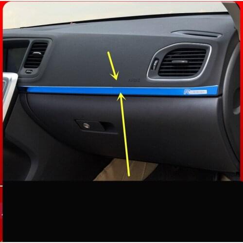 Stainless Steel Center Console Instrument Decorated Mouldings For Volvo S60L V60 S60 AAA608