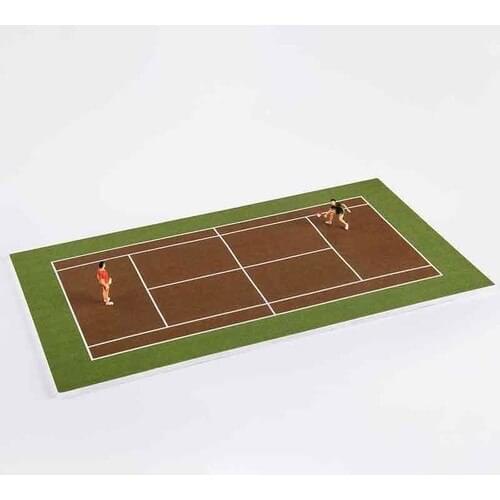 Eshel Model Human Figures and Tennis Playground 1/75 2
