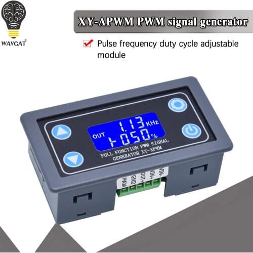 Full Function PWM Pulse Frequency Duty Ratio Adjustable Module Square Wave Rectangular Wave Signal Generator XY-APWM