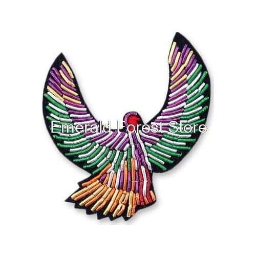 Canos design Indian silk jewelry hand-embroidered Icarus creative brooch cartoon brooch men and women accessories