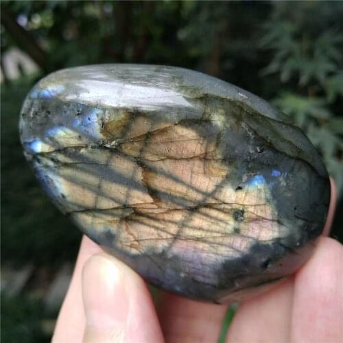 Labradorite Tumbled Palm Stone Natural Labradorite Gemstone Flash Rainbow Labradorite Gift Present Home Decor