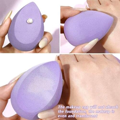 4pcs Sponge Blender Makeup Brushes Set Multi-Colored Foundation Facial Cosmetics Puff Soft Beauty Tools Kit with Holder Box