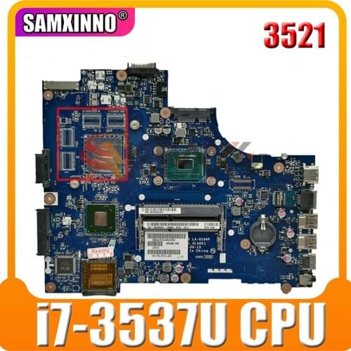 Original aptop motherboard For DELL Inspiron 3521 i7-3537U SR0XG Mainboard VAW00 LA-9104P CN-0RDTJC 0RDTJC SLJ8E