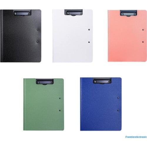 Vertical Folder Clipboard with 2 Page Clamps A4 Information Booklet
