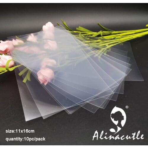 PVC Plastic Sheet for DIY Scrapbooking Handmade shaker Card Album Photo Frame Alinacutle