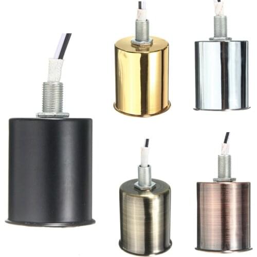 Vintage E27 Lamp Base Antique Edison Ceramic Screw Bulb Hang Socket Lamp Base Holder Light Fitting With Wire Dropshipping