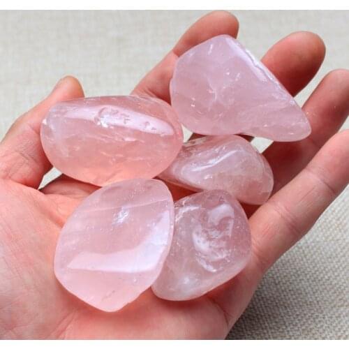 1000g Natural Raw Pink Rose Quartz Crystal Rough Stone Specimen Healing crystal natural stones and minerals fish tank stone D3