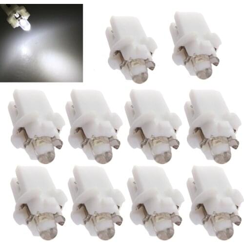 10x T5 LED BULB Light Gauge White Light Meter Dashboard B8-5D Car lights 12V 6000K-6500K