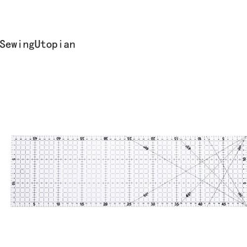 15x50cm Acrylic Patchwork Ruler Transparent Drawing Rulers Office School Sewing Measuring Supplies