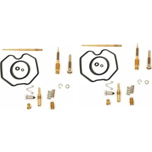 2 Sets Carburetor Rebuild Kit For Honda XR100R-XR100-1985-2000 Carb Repair Set