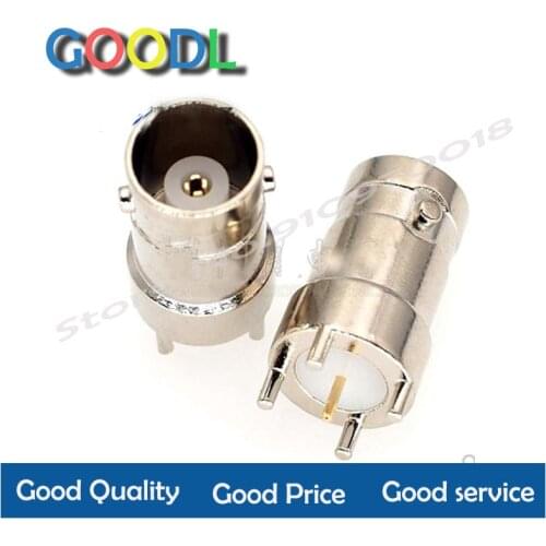 2PCS BNC vertical female plug-in board plug-in board BNC-KE round 5 feet straight plug-in board 50 ohms