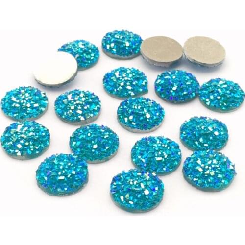 40pcs 12mm Resin Cabochons Round Cameo Flat Back Cabochon Supplies for Jewelry Finding Diy Craft 5