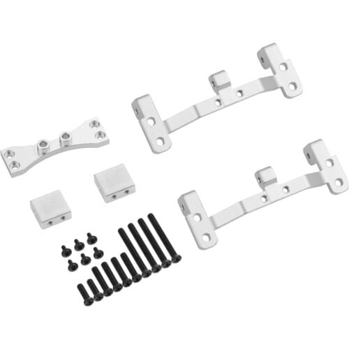 For MN D90 D91 D96 MN99S 1/12 RC Car Upgrade Parts Metal Pull Rod Base Seat & Axle Up Servo Bracket Mount Accessories