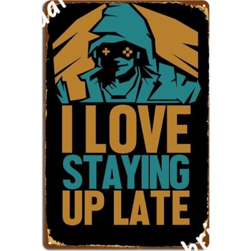 Video Gaming Computer Enthusiast Fanatic Player Addict Gamer Metal Sign Home Garage Decoration Create Tin Sign Poster