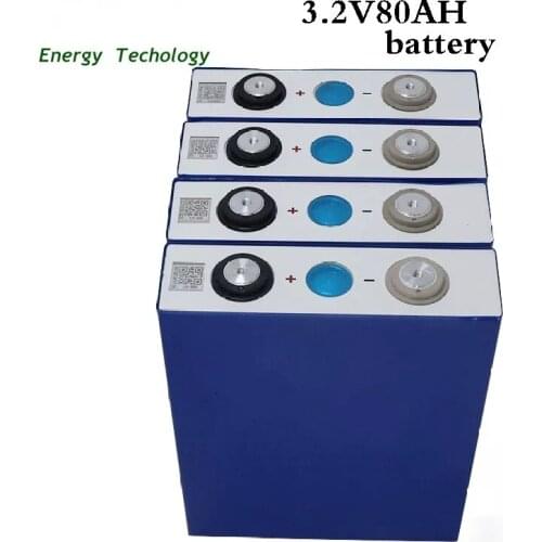 Lot 3.2v 80ah 105ah lifepo4 bateria 3c 300a descarga para diy 12v 24v 48v 400ah bateria barco bloco scooter A goods