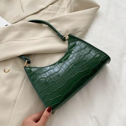 Fashion Exquisite Shopping Bag Retro Casual Women Totes Shoulder Bags Female Leather Solid Color Chain Handbag