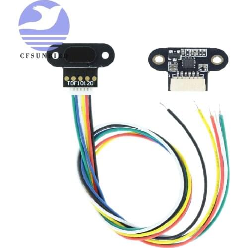 Laser Range Sensor Module TOF10120 10-180cm Distance Sensor RS232 Interface UART I2C IIC Output 3-5V for Arduino With Cable