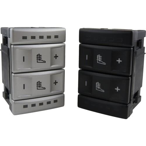 Silver Black Heated Seat Button Electric Seat Heating Swiitch 6M2T-19K314-AC BS7T-19K314-AB For Ford Mondeo MK3 MK4 S-Max