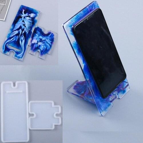 Super Glossy Phone stand Resin Silicone Mold Epoxy Craft Molds DIY Not sticky Resin Crafting Mould