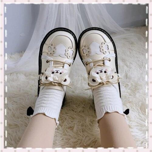 Japanese sweet princess lolita thick bottom jk uniform shoes student Soft Girl retro girl single shoes Cos Loli tea party