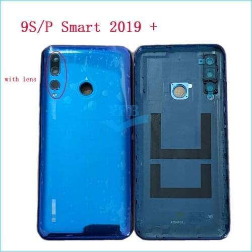 For Huawei P Smart 2019 2021 9S Plus 2020 Back Battery Cover Rear Door Glass Housing