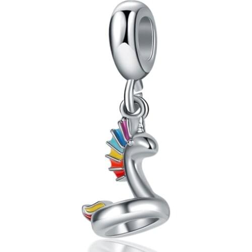 1Pcs New Cute Colored Crowned Snake Pendant DIY Beads Suitable for Original Pandora Charm Bracelet Ladies Jewelry Making Gifts