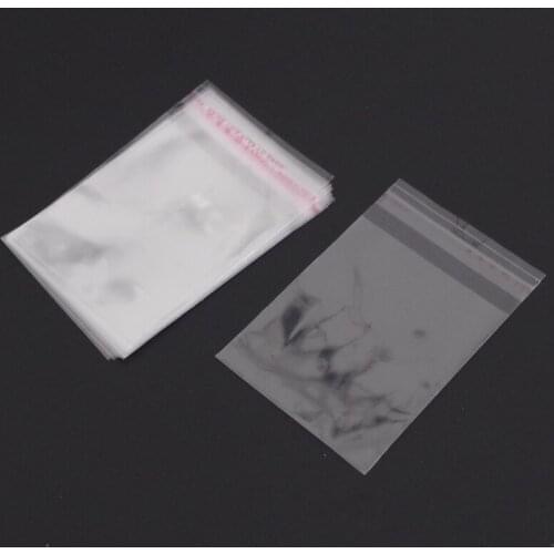 1000pcs Clear Resealable Bopp/pvc/ Cellophane Bag 3x6cm(4+2) Transparent Opp Gift Bags Plastic Packaging Self Adhesive Seal
