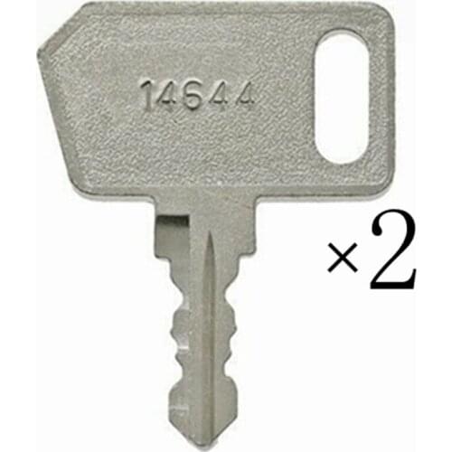 2)key For Terex 14644 M516 Generation Gen 7 Dumptruck ADT Ignition Keys