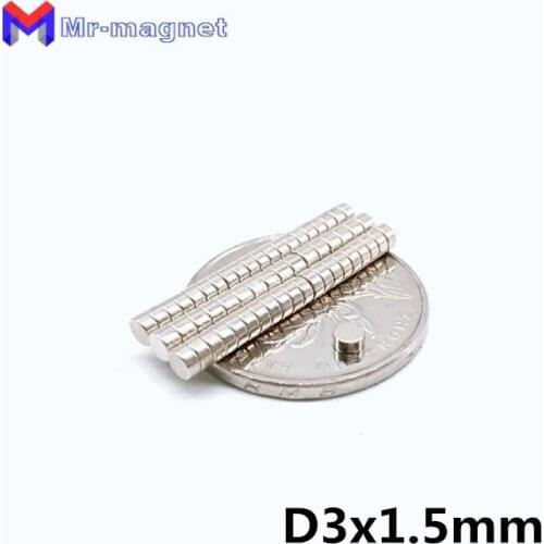 3000pcs 3x1.5mm DIY 3*1.5mm mini magnet D3x1.5mm high-strength permanent magnet 3x1.5 Super strong magnet 3*1.5