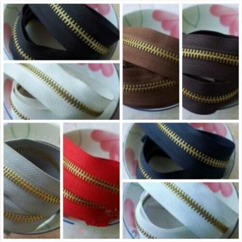 6 m/LOT OVERSIZE Continuous Metal Zipper Close END FASTENERS for Suitcase Sofa Camp Tent Sewing ACCESSORIES