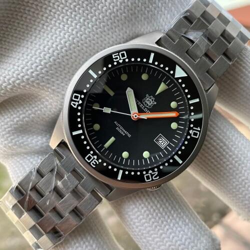 SD1979 Diver Watch STEELDIVE Design 42.5mm Steel Case 200m Waterproof Super Two-Color Luminous Mens Japan NH35 Mechanical Watch