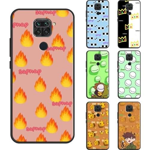 Dream smp symbols Case For Xiaomi Redmi Note 10 Pro Note 9 Pro 7 8 9S 8T Cover For Redmi 9T 9A 9C K40 7A 8A