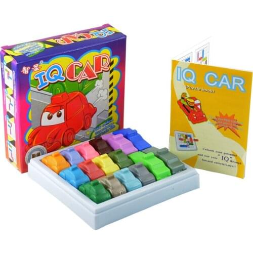 Childrens Gifts Funny IQ Educational Toy Car Challenge Car Breakout Huarong Road Childrens Intellectual Problem Solving Game