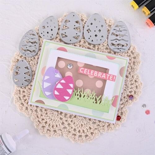 InLoveArts Easter Egg Metal Cutting Dies Cut Die Mold Decoration Scrapbook Paper Craft Knife Mould Blade Punch Stencils Dies DIY