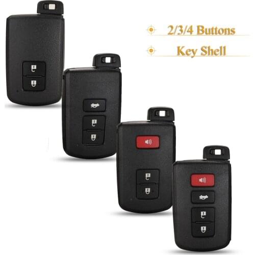 Kutery 2/3/4 Buttons Car Remote key shell Fob For Toyota Avalon Camry RAV4 Corolla Highlander