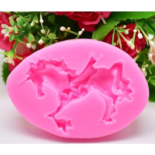 Carousel Horse Shape Silicone Cake Mold Bakeware 3D Silicone Mould For Chocolate Clay Fondant Cake Tools Decorating