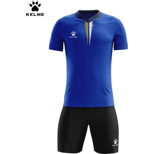 KELME Custom Football Uniform Suits Mens Match Training Team Jerseys Team Uniforms Short Sleeve 3891047