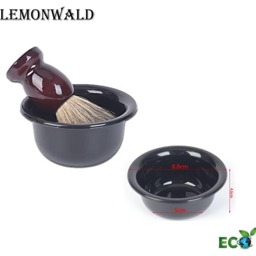 LEMONWALD Shaving Brush Bowl Is Safe Shaving, Suitable For All Razor Scalpel, With Beard Soap Beard Foam