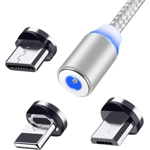 1M Magnetic Cable Micro usb Type C Fast Charging Microusb Type-C Magnet Charger Wire usb c For iphone 11 X Xr usb cable