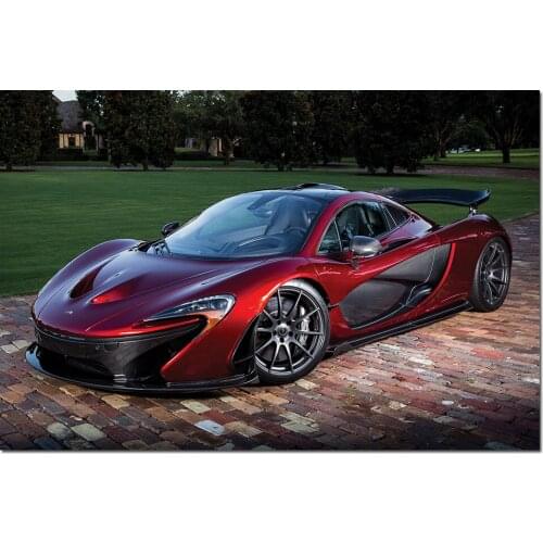 Mclaren P1 Sports Car Wallpaper Vehicle Posters and Prints Canvas Wall Art Modern Painting for Home Decor