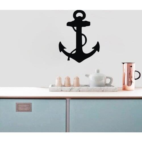 Nautical Anchor Wall Stickers Car Styling Sticker Small Computer Decals Window Decor DIY Removable Wallpaper