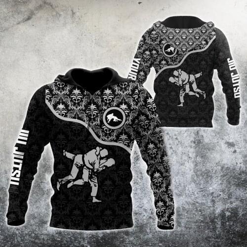 Mens 3D Print Hoodies Loving Jiu Jitsu Harajuku Pullover Unisex Sweatshirts Hood Jacket Hip-Hop Women New Streetwear Outwear 01