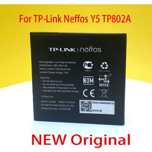 100% New Original 2130mAh NBL-39A2130 For TP-Link Neffos Y5 TP802A Battery
