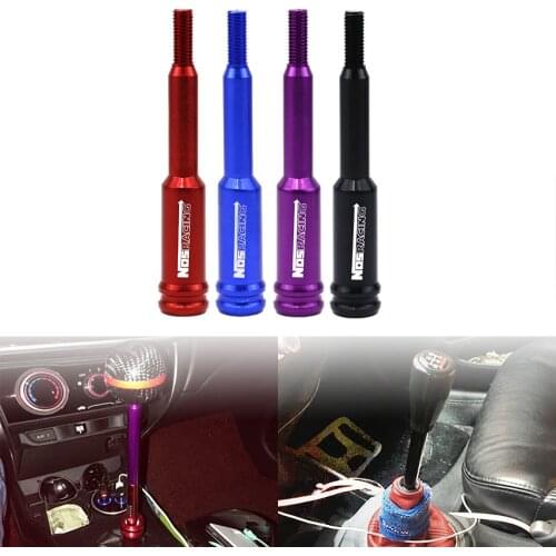 New NOS racing Aluminum Car Gear Shift Knob Extender Adjustable Shifter Lever Extender Fit Universal Car